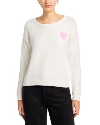 Long Sleeve Crewneck Intarsia Sweater by T TAHARI