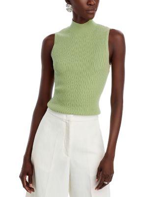 Mock Neck Sleeveless Top by T TAHARI