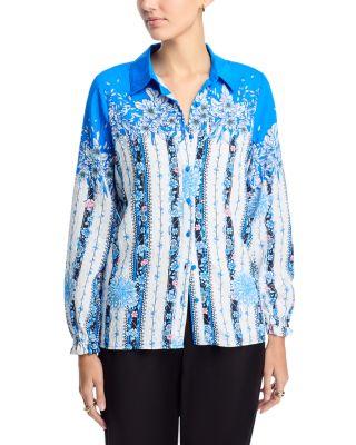 Printed Blouse by T TAHARI