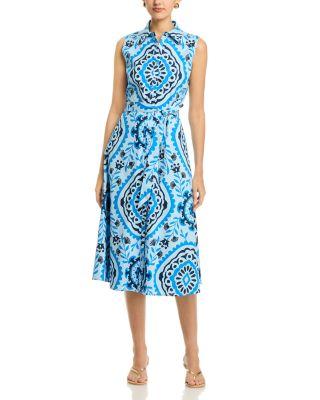 Sleeveless Button Down Midi Dress by T TAHARI