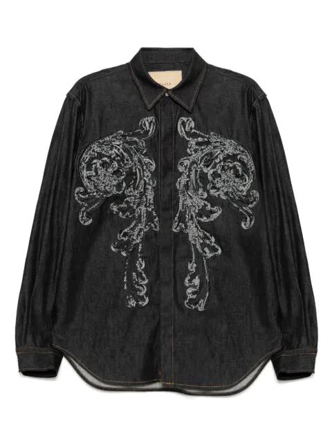 Sculpture denim shirts by TAAKK