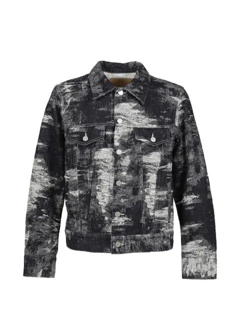bleached buttoned jacket by TAAKK