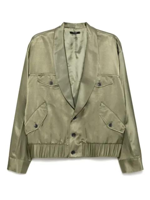 button-up bomber jacket by TAAKK