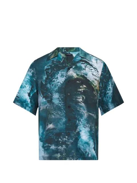 printed silk shirt by TAAKK