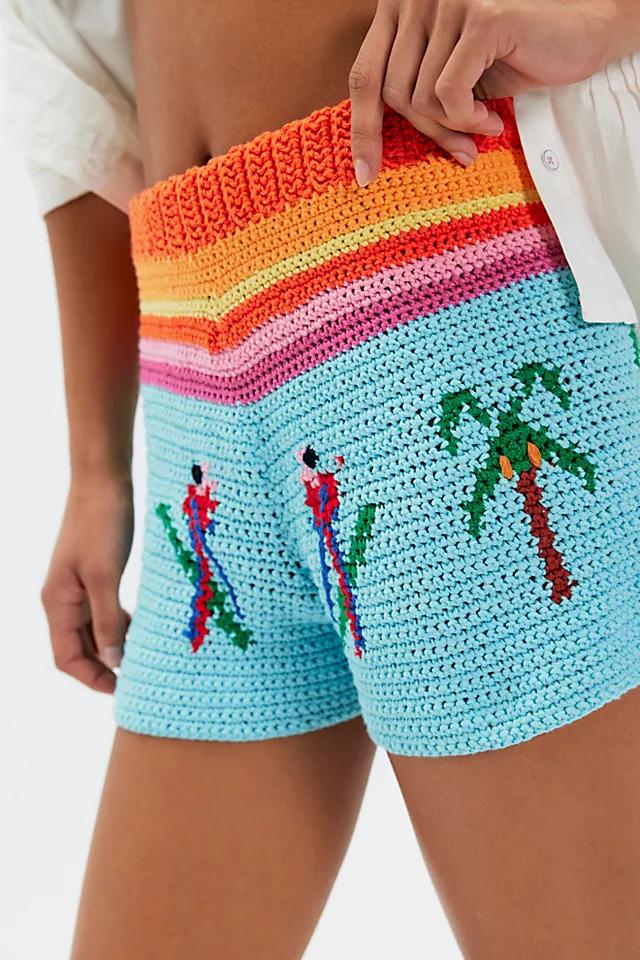 Tach Isla Knitted Shorts by TACH CLOTHING | FREE PEOPLE