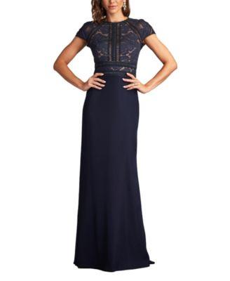 Catrine Lace Bodice Gown by TADASHI SHOJI