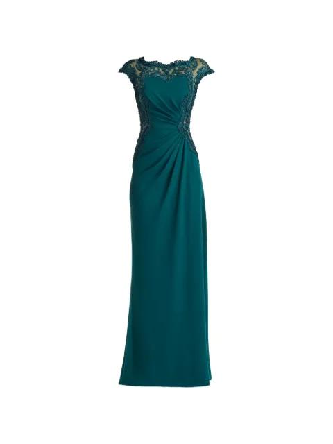 Johari embroidered maxi dress by TADASHI SHOJI