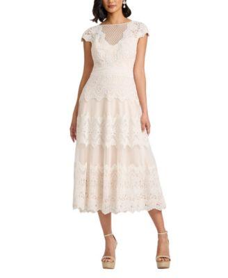 Macia Lace Midi Dress by TADASHI SHOJI