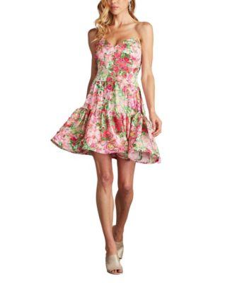 Scout Floral Print Mini Dress by TADASHI SHOJI