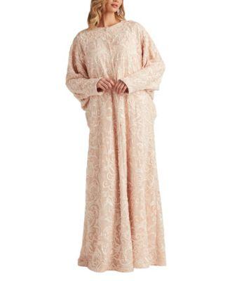 Sonnie Sequin Lace Caftan Gown by TADASHI SHOJI