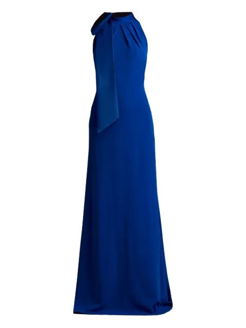 halterneck maxi dress by TADASHI SHOJI