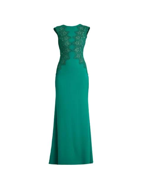 lace-details maxi dress by TADASHI SHOJI