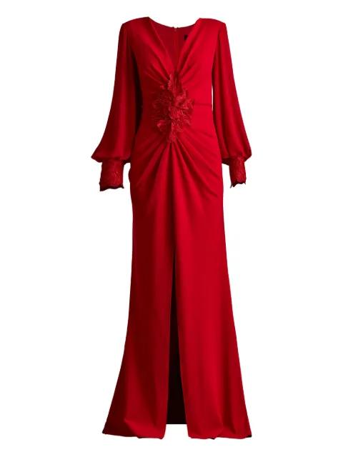 ruched gown by TADASHI SHOJI