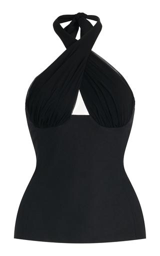 Tae Park Exclusive Sculpted Silk Halter Top - Moda Operandi by TAE PARK