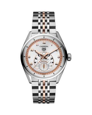 Astronomer 18K Rose Gold & Stainless Steel Watch by TAG HEUER
