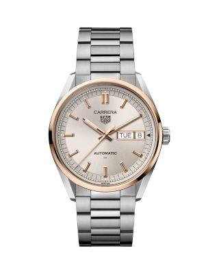 Carrera Two Tone Day Date Watch by TAG HEUER