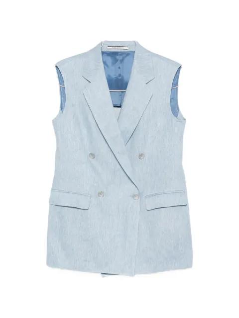 Bernice double-breasted vest by TAGLIATORE