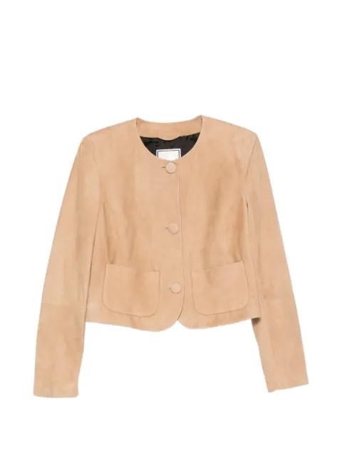 Betta button-up cropped jacket by TAGLIATORE