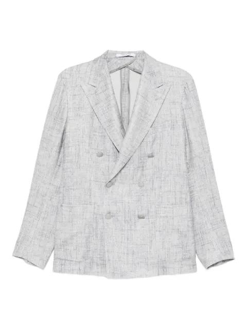 Double-breasted patterned jacket by TAGLIATORE