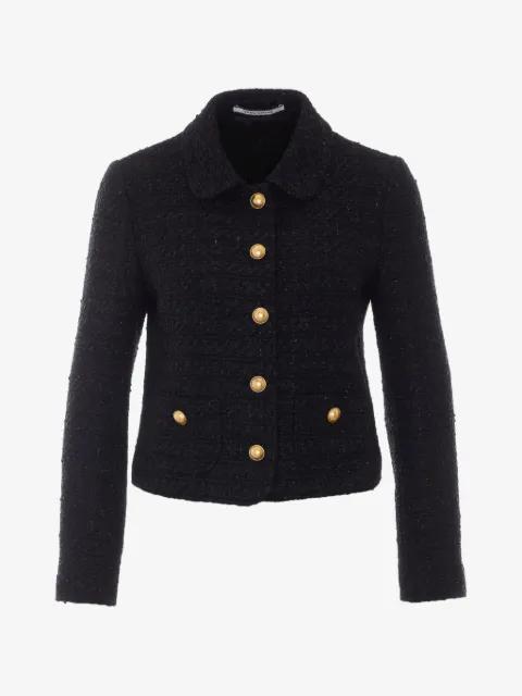 Idelle tweed-effect jacket by TAGLIATORE