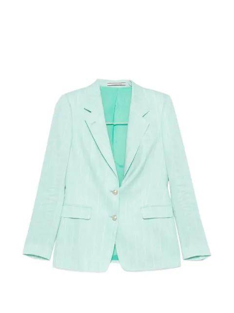 J-Parigi12B pinstripe-pattern long-sleeve blazer by TAGLIATORE
