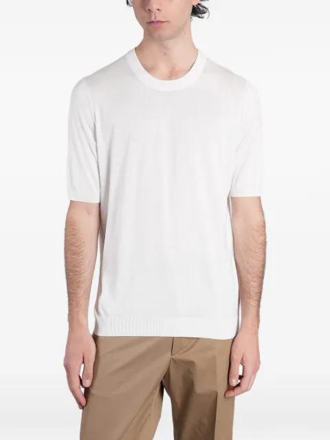 Josh ribbed-trim T-shirt by TAGLIATORE