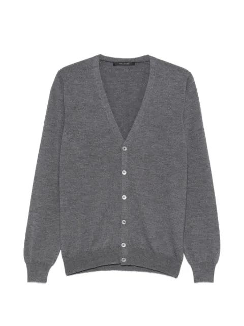 Kieran button V-neck cardigan by TAGLIATORE