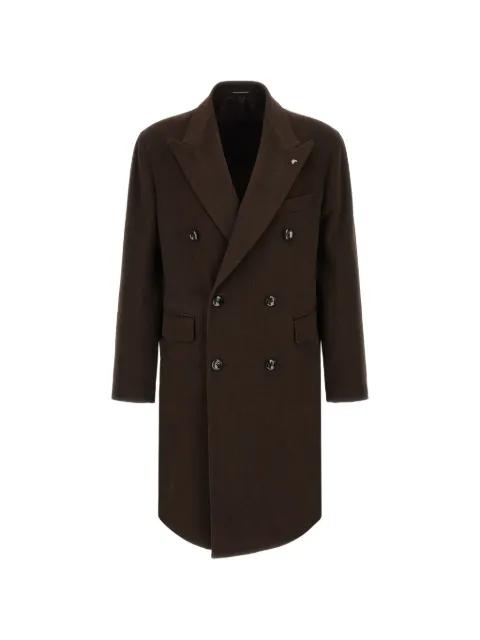 Londra double-breasted coat by TAGLIATORE