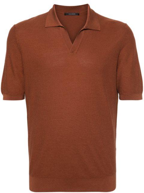 Paco split-neck polo shirt by TAGLIATORE