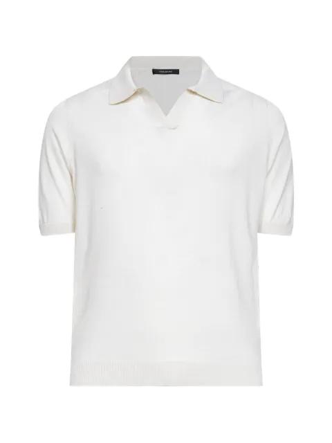 V-neck polo-collar T-shirt by TAGLIATORE