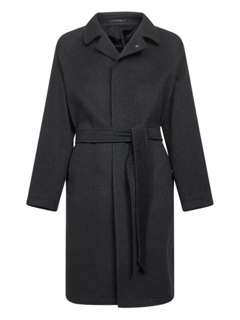 belted coat by TAGLIATORE