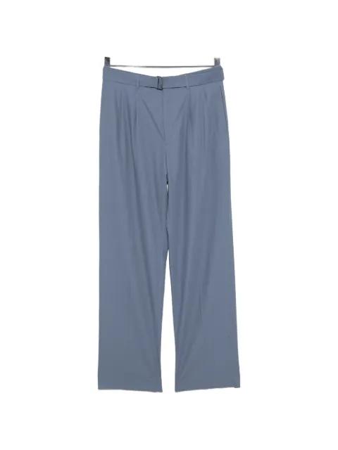 belted straight-leg trousers by TAGLIATORE