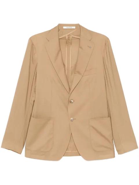 brooch-detail blazer by TAGLIATORE