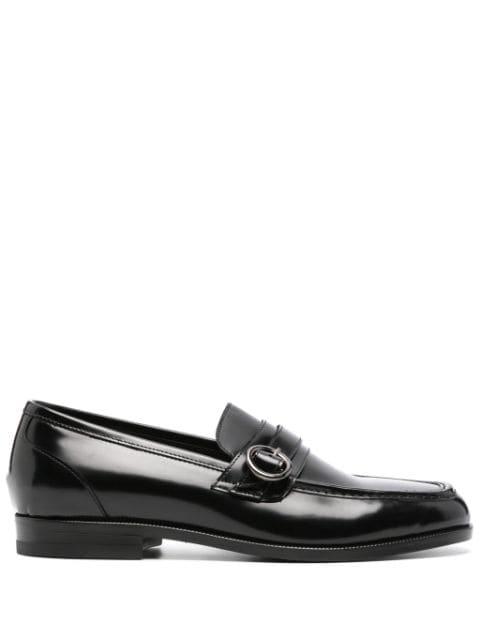 buckled leather loafers by TAGLIATORE
