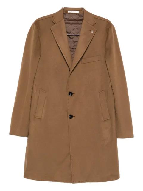 button-fastening single-breasted coat by TAGLIATORE