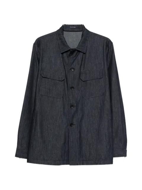 button flap shirt jacket by TAGLIATORE