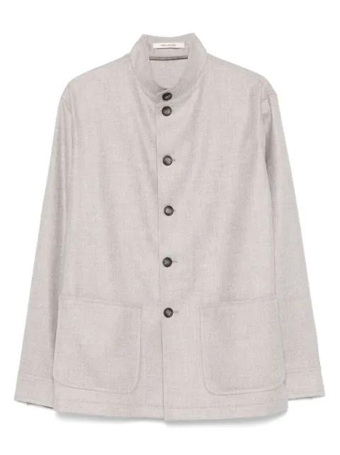 button-up shirt jacket by TAGLIATORE