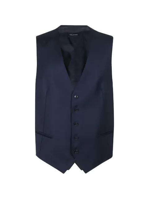 button wool waistcoat by TAGLIATORE