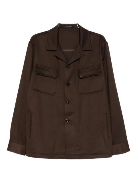 buttoned chest-pocket shirt by TAGLIATORE