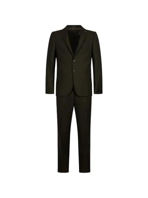 buttoned flap-pocket suit by TAGLIATORE