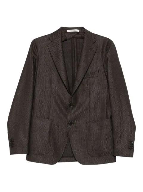 buttoned patch pocket jacket by TAGLIATORE