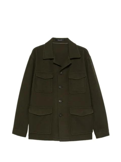 buttoned shirt jacket by TAGLIATORE