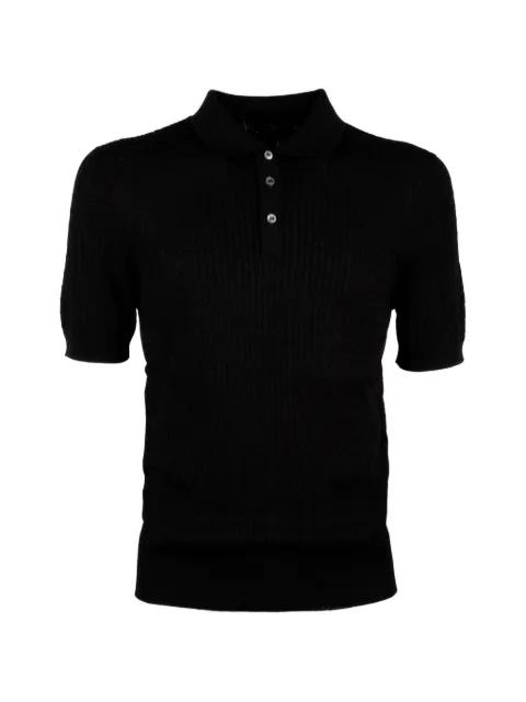 cable-knit polo shirt by TAGLIATORE