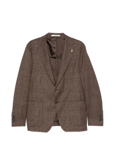 check-pattern blazer by TAGLIATORE