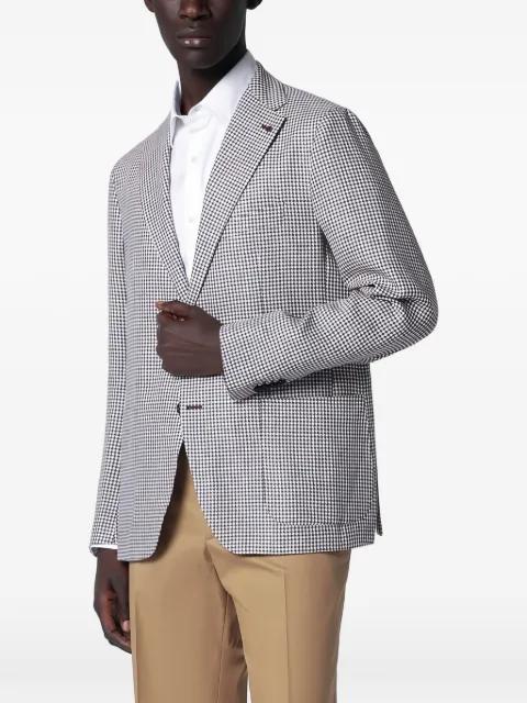 check-patterned blazer by TAGLIATORE