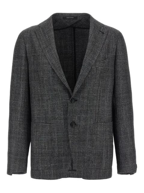 check-patterned blazer by TAGLIATORE