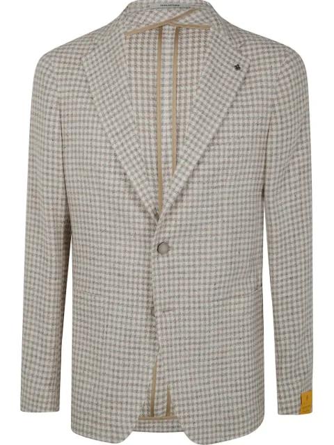 checked blazer by TAGLIATORE