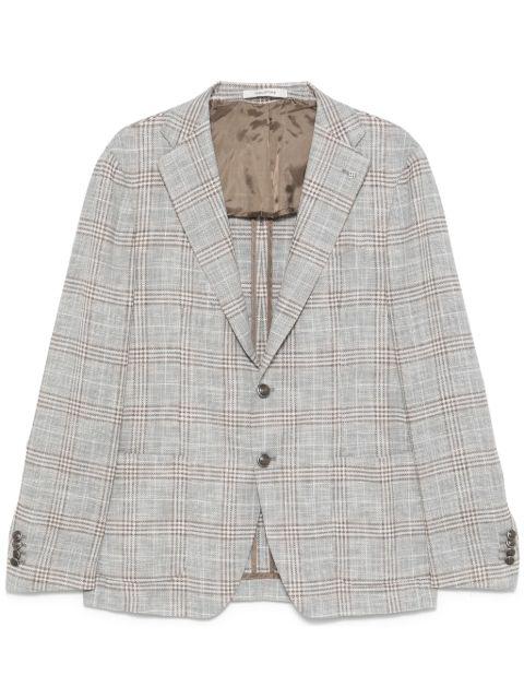checked blazer by TAGLIATORE