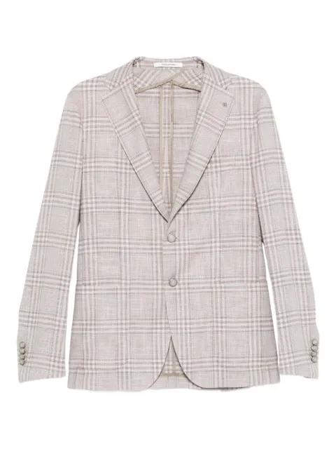 checked blazer by TAGLIATORE