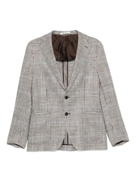 checked-pattern blazer by TAGLIATORE
